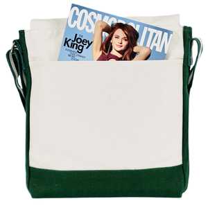 Sac messager léger en toile premium, style bohème vintage à rayures, pour ordinateur portable, voyage, toutes saisons, fermeture éclair - Product Image 5