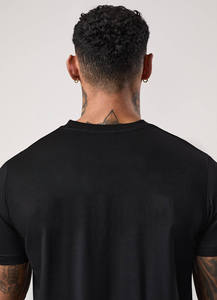 T-shirts de sport grande taille personnalisés avec logo, en jersey de coton uni, nouvelle collection, vente en gros - Product Image 5