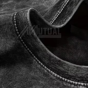 Offre Spéciale T-shirt lavé à l'acide pour hommes écologique à séchage rapide personnalisable Design unique 100% coton respirant Durable tricoté - Product Image 6