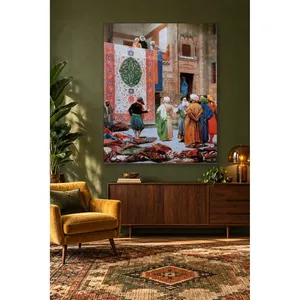 Impression sur toile Fida Gerome Carpet Merchant - Product Image 2