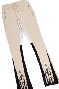 กางเกงวอร์มขาบานสำหรับผู้ชายกางเกงโลโก้ตามสั่ง - Product Image 2