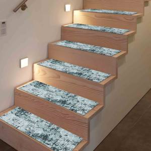 พรมพิมพ์ลาย: ทันสมัย, ปรับแต่งได้, สำหรับห้องเด็ก, ลายขั้นบันได, สีฟ้า, สีเขียว, ซักได้, คลาสสิก, ขนาดเล็ก, เท่ห์, พรมปูพื้นลายขั้นบันได - Product Image 2