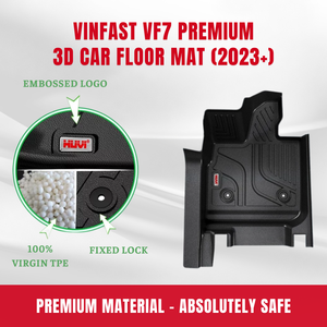VINFAST VF7 Water-Repellent Full Set <b>Car</b> Floor Mats <b>Interior</b> <b>Accessories</b> Non-Skid Easy Maintenance Vacuum <b>Car</b> Floor Mats - Product Image 2