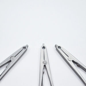 Hegenbarth Clip Fórceps 5 ''Instrumentos quirúrgicos Fórceps médicos de acero inoxidable Sujeción de agarre de tejido Cirugía general - Product Image 2