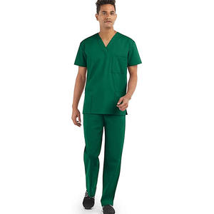 Traje de fregado activo para mujer, tela elástica ajustada, uniforme médico de secado rápido transpirable, ideal para enfermera - Product Image 4