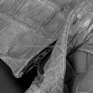 Veste en cuir de haute qualité pour homme, col montant tendance, veste en cuir punk pour homme - Product Image 4