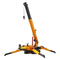 8M à 24M extérieur tous Terrains grue de levage sur chenilles 3T Jib Spider Crane Prix