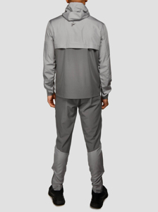 Survêtement à capuche pour homme, imprimé, uni, séchage rapide, respirant, confortable, sportif, manches longues, vêtement d'hiver, coupe ample, poches latérales, technique - Product Image 2