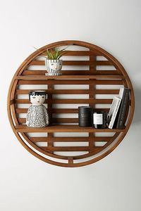 Handmade Iron and Wood Wall Hanging <b>Shelves</b> Foldable Design for Space-Saving Wall Decor and Organization - Product Image 3
