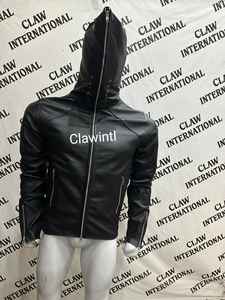 Chaqueta de Motocicleta para Mujer, Tendencia 2025, Personalizada, con Cierre, Cuero Genuino, Manga Larga, Forro de Seda Tejida, Secado Rápido - Product Image 5