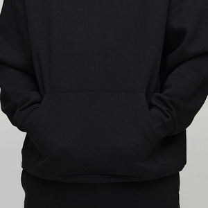 Haute Qualité 500 GSM Coton Épais Blanc Plaine Lourd Surdimensionné Hoodies No String Unisexe Logo Personnalisé Plus La Taille Hommes Hoodies - Product Image 2