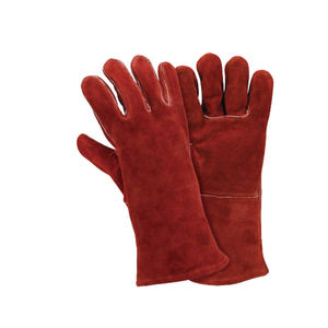 Nuevos guantes de soldadura de cuero de alta durabilidad, guantes ergonómicos de Palma de pistola para un rendimiento óptimo, guante de cuero de ajuste personalizado ajustable - Product Image 3