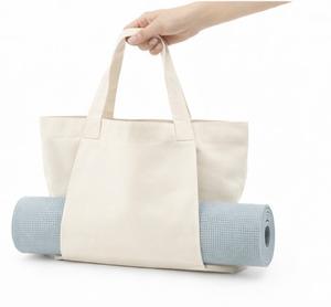 Sac de yoga en coton de haute qualité avec logo imprimé personnalisé Nouveauté Prix ​​bas Sac de yoga en coton à vendre - Product Image 2