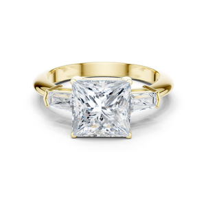 Bague en diamant 14K taille émeraude Cadeau de bijoux de luxe - Product Image 4