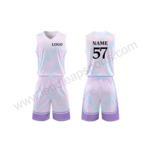 Uniforme de basket-ball respirant meilleur prix uniforme de basket-ball bon matériel uniforme de basket-ball de conception professionnelle abordable - Product Image 3