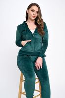 Ensemble de jogging en velours pour femme, design personnalisé, haute qualité, fermeture éclair, décontracté, couleur unie, au-dessus du genou, toutes saisons, avec logo, respirant