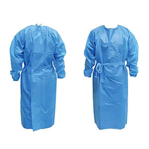Bata de Hospital Desechable para Adultos, de Alta Calidad, Impermeable, con Costuras Selladas, Vestido de Aislamiento Médico, Ropa de Seguridad para Enfermeras y Cirujanos - Product Image 3