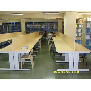 Classic Wooden <b>Library</b> <b>Furniture</b> Set Multi-Tier Bookshelves and Ergonomic Study Desks for Schools & Colleges - Product Image 3