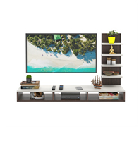 Nouveauté : Meuble TV mural Primax Standard avec étagères pour livres et décoration, idéal pour les téléviseurs de 42 pouces