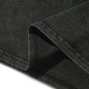 Camiseta de gran tamaño cuadrada personalizada para hombre 100% algodón antiarrugas transpirable logotipo impreso DTG/DTF para verano-talla grande - Product Image 5