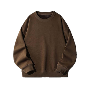 Sweat-shirt ras du cou de haute qualité pour hommes de couleur unie avec écran DTF DTG et sublimation d'impression numérique - Product Image 1