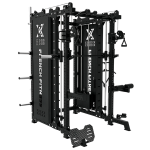Nuevo Sistema de Gimnasio en Casa: Rack Smith Comercial de Acero con Cable y Entrenador Funcional para Entrenamiento de Fuerza con Contrapeso - Product Image 1