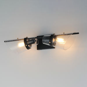 La applique murale à deux lumières The Finch de Maxim Lighting est une éclairage mural magnifiquement architectural et sculptural. - Product Image 4