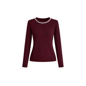 เสื้อไหมพรมแบบมีปก ยี่ห้อ Islemeli รุ่น Triko Kazak - สีน้ำตาล - สีน้ำตาล - Product Image 6