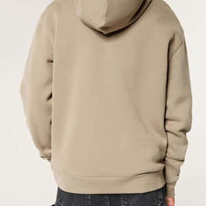 Alta calidad 500 GSM algodón grueso en blanco liso de peso pesado sudaderas con capucha de gran tamaño sin cuerda Unisex logotipo personalizado de talla grande sudaderas con capucha para hombres - Product Image 5