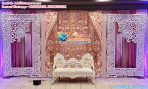 Stylish Backdrop <b>Frames</b> for Reception Ceremony Elegant <b>Wedding</b> Stage Backdrop Panels Designer Golden Backdrop <b>Frames</b> for <b>Wedding</b> - Product Image 3