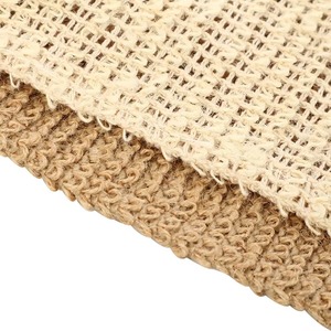 Jute <b>Washcloth</b> Towel Exfoliation Scrub Soft Linen Sisal Massage Shower Bath Cloth Fabric Exfoliating Face and Body Wash Cloth - Product Image 5