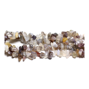 Venta de fábrica al por mayor Botswana Chips metafísicos cadena a granel al por mayor cuentas de piedras preciosas naturales para la fabricación de joyas - Product Image 1