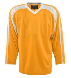 Vente en gros de maillots d'uniformes de hockey sur glace 100% polyester personnalisés de qualité unique avec impression par sublimation et couleur unie - Product Image 2