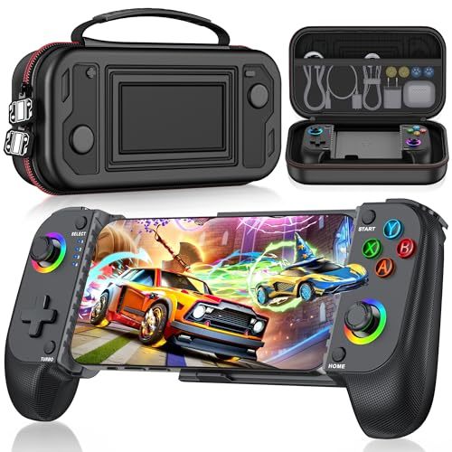 Wireless BT Phone Controller IPhone/Android Mobile Gaming Hall Joystick Extendable Joypad Joystick for Android/IOS Phone