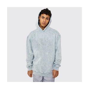 Sweats à capuche de haute qualité pour hommes Design de logo personnalisé Commande minimum d'hiver à la mode 2 pièces Techniques brodées numériques - Product Image 6