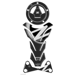 Kit Adesivi in Resina Gel 3D Personalizzabili con Logo per Moto KAWASAKI Z 750-1000, Funzione Impermeabile, Compatibili con Z750 Z1000 - Product Image 1