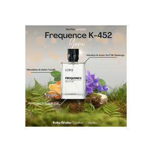 Perfume EDP Frequence para Mujer, 50 ml, Aroma a Pepino y Frutas, 50 ml, Bruma Relajante y Dulce - Product Image 1