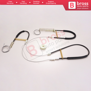 BWR5133 Kit de reparación de regulador de ventana delantera izquierda para Scirocco MK3 137 138 2008,17 3 puertas 1K8837461 Bross piezas de automóviles hechas en Turquía - Product Image 2