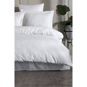 Ensemble de housse de couette Varol Lyocell 4 pièces 160x240cm Motif uni Usage domestique pour une personne Lavable en machine - Product Image 2