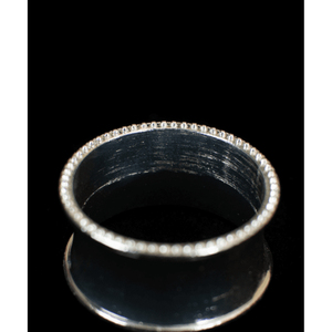 Servilletero con borde de cuentas plateadas de lujo, soporte de Metal, decoración de mesa elegante para banquete de boda, decoración de comedor para el hogar, anillos de tejido - Product Image 2