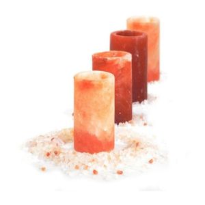 Vaso de tequila de sal de roca del Himalaya para uso en bar Artesanía mineral natural para cócteles y bebidas de fiesta - Product Image 2