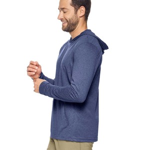 เสื้อยืดแขนยาวคลุมด้วยผ้าสีแดงแฟชั่นคุณภาพสูงสําหรับผู้ชาย - Product Image 6