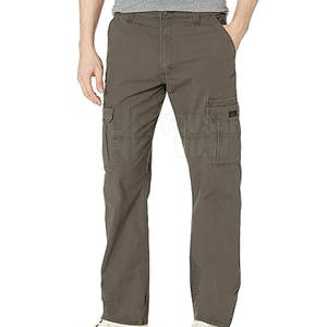 กางเกงคาร์โก้ผ้าฝ้ายผู้ชายกางเกงคาร์โก้ขนแกะอบอุ่น - Product Image 1