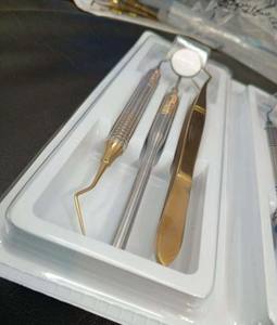 Kit de herramientas dentales de higiene quirúrgica Kit básico de examen Dental Kit de examen Dental Acero inoxidable Forjado alemán al por mayor - Product Image 1