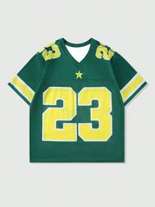 Uniforme de fútbol americano con logotipo personalizado 100% poliéster Camiseta de fútbol americano personalizada - Product Image 3