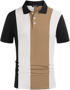 Polo para hombre blanco 100% algodón ajustado de alta calidad con estampado bordado personalizado al por mayor - Product Image 6