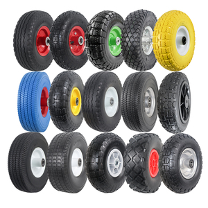 <span class=keywords><strong>Ruedas</strong></span> sólidas Carrucha <span class=keywords><strong>antipinchazos</strong></span> 4,<span class=keywords><strong>10</strong></span> 3,50-4 Patrón de nudoso de neumático libre plano Rueda giratoria de <span class=keywords><strong>10</strong></span> <span class=keywords><strong>pulgadas</strong></span> - Product Image 2