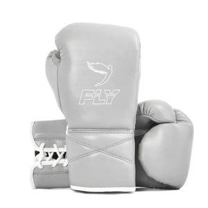 Custom Fly alta calidad Pro cuero con cordones equipo de entrenamiento Kickboxing y Sparring guantes de perforación - Product Image 2