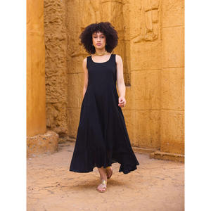 Vestido Maxi Largo de Ganchillo, Vestido Casual Sólido para Mujer, para Cena o Uso Diario - Product Image 6
