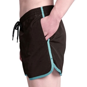 Short de bain pour homme en polyester 160G personnalisé Imperméable Séchage rapide Coupe ample Conception vierge Logo personnalisé Style High Street - Product Image 5